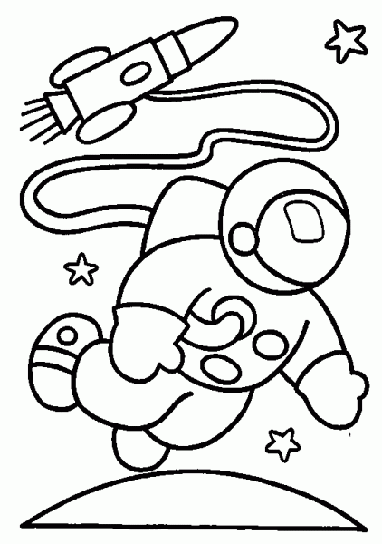 Top 8 Free Printable Astronaut Coloring Pages for Kids