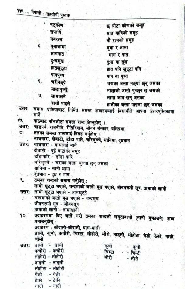 Hamro Sanskriti: Class 10 Nepali Exercise