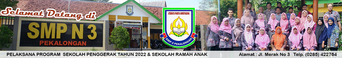 Website Resmi SMP Negeri 3 Pekalongan