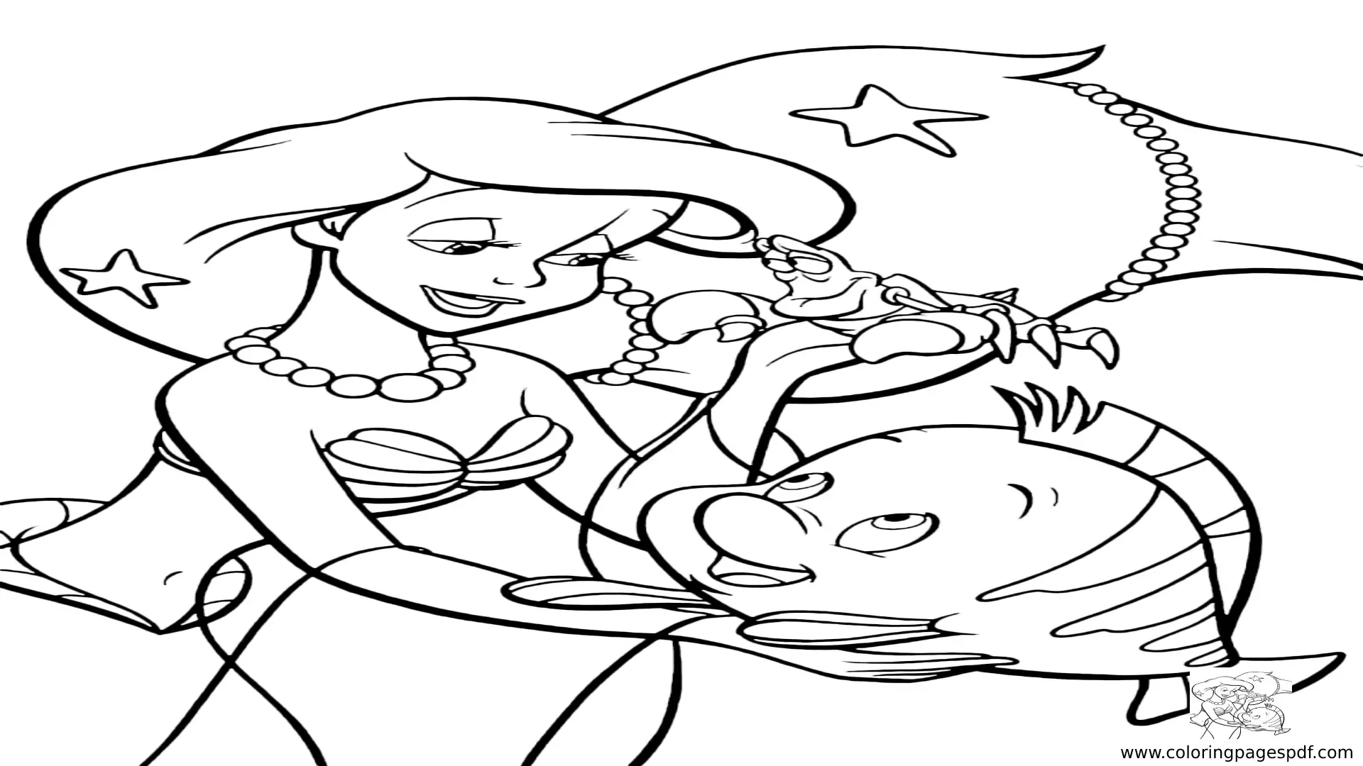 Mermaid Coloring Pages