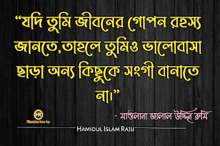 ভালবাসা এবং প্রেম নিয়ে জালাল উদ্দিন রুমির উক্তি সমূহ | জালাল উদ্দিন রুমির উক্তি | সুফি উক্তি | রুমির আধ্যাত্মিক প্রেমের উক্তি | জালালউদ্দিন রুমির উক্তি সমূহ |  মাওলানা জালাল উদ্দিন রুমির প্রেম ভালোবাসার উক্তি | প্রেম নিয়ে কষ্টের কথা |  মাওলানা জালাল উদ্দিন রুমির বাণী ও উপদেশ | মাওলানা রুমির বাণী |  মাওলানা রুমির উক্তি | মুসলিম  মনীষীদের বাণী  ছবিসহ মাওলানা জালাল উদ্দিন রুমির প্রেম ভালোবাসা নিয়ে ৮০ টি উক্তি ও উপদেশ মূলক বাণী   মোটিভেশনাল উক্তি বাংলা ইসলামিক উক্তি | বিখ্যাত ব্যক্তিদের প্রেমের উক্তি বাংলা |  সত্য কথা নিয়ে উক্তি | প্রেম নিয়ে উক্তি |  বিখ্যাত উক্তি | মুসলিম মনীষীদের বিখ্যাত উক্তি |  বিশ্বের সেরা উক্তি | শিক্ষামূলক উক্তি | মোটিভেশনাল উক্তি ছবি | আদর্শ উক্তি | অনুপ্রেরনামুলক উক্তি প্রেরণামূলক উক্তি |  সফলতার উক্তি | মুসলিম মনীষীদের বিখ্যাত উক্তি | প্রতিবাদী উক্তি | জনপ্রিয় বাণী | বাণী চিরন্তণী | কবিদের নতুন ভূবন |  ভালোবাসার মানুষকে নিয়ে কষ্টের স্ট্যাটাস | কষ্টের স্ট্যাটাস সমগ্র | কষ্টের ফেসবুক স্ট্যাটাস |  ভালোবাসার কষ্টের স্ট্যাটাস | কিছু আবেগ ও অনুভূতির কথা | বুক ভরা ভালোবাসার স্ট্যাটাস |  ব্যর্থ প্রেমের কষ্টের কথা | প্রিয় মানুষকে নিয়ে কষ্টের কিছু কথা |  অবহেলার ফেসবুক স্ট্যাটাস |  আবেগি মনের কিছু কষ্টের উক্তি | ভালোবাসার মানুষকে নিয়ে কষ্টের স্ট্যাটাস | ভালোবাসার কষ্টের স্ট্যাটাস | হামিদুল ইসলাম রাজু | Hamidul Islam Raju |   ভালোবাসার মানুষকে নিয়ে কষ্টের স্ট্যাটাস | কষ্টের স্ট্যাটাস সমগ্র | প্রিয় মানুষকে নিয়ে কষ্টের কিছু কথা |  অবহেলার ফেসবুক স্ট্যাটাস |    মাওলানা রুমির বাণী |