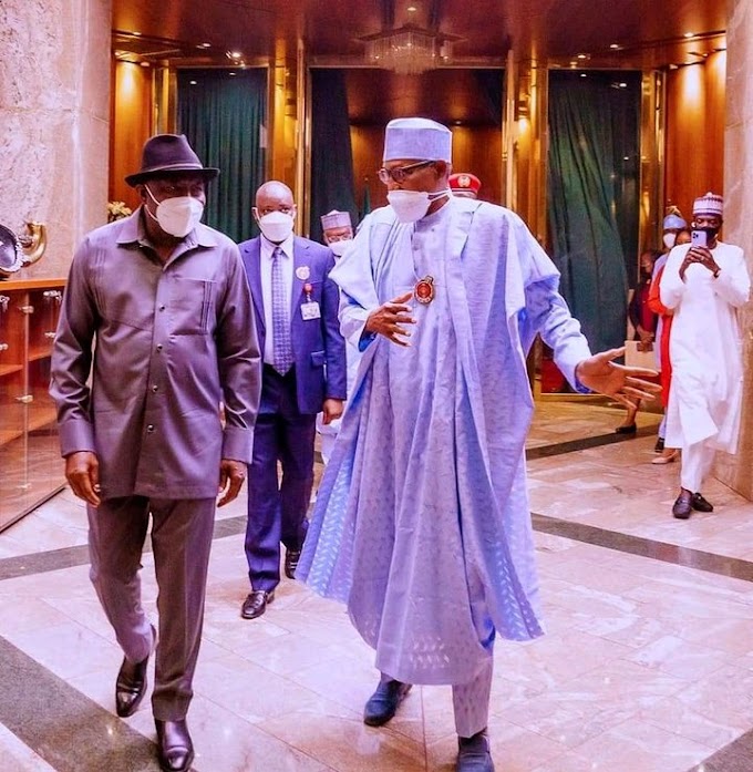 The real reason why Jonathan has been visiting the Presidential Villa to see President Buhari
