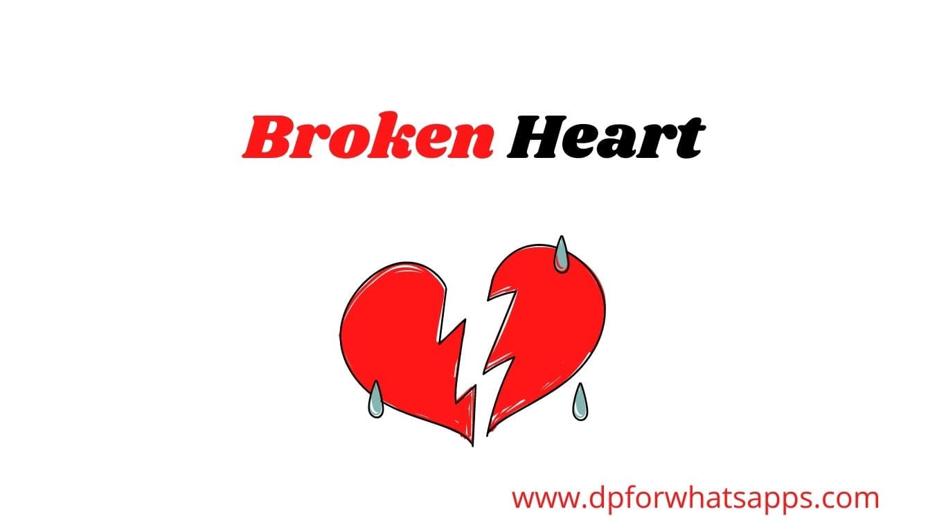 1400+ Stylish Broken Heart DP | Broken Heart Images |Broken Heart ...