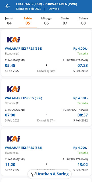 Jadwal kereta purwakarta cikarang 2021