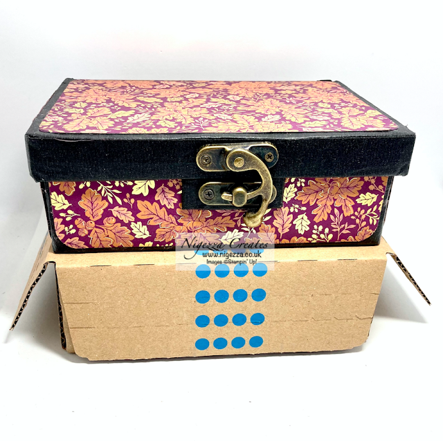 Share it Sunday Blog Hop Upcycled Ink Box Using Blackberry Beauty DSP