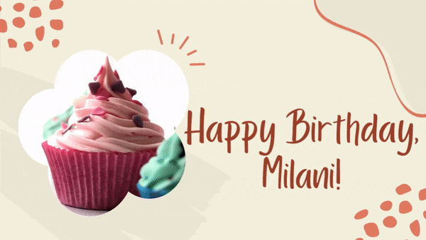Happy Birthday, Milani! GIF