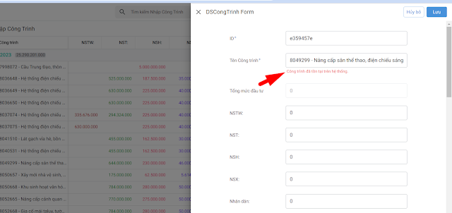 Google AppSheet - Làm thế nào để kiểm tra trùng lặp của một cột dữ liệu và thông báo cho người dùng