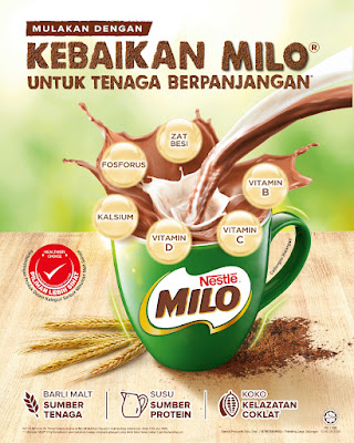 PERMULAAN SI JUARA DIIRINGI KEBAIKAN MILO® UNTUK TENAGA BERPANJANGAN