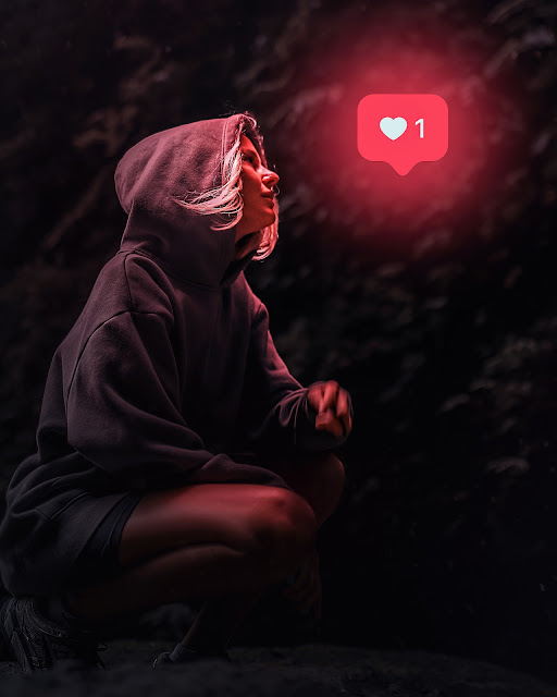 Glowing Love Heart Effect In Photoshop