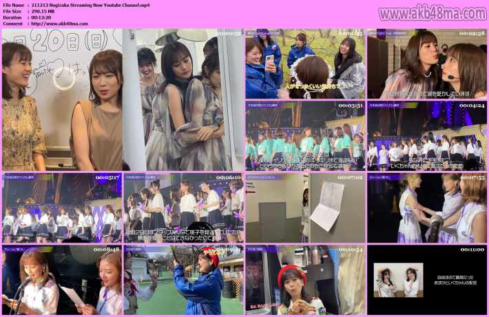 Nogizaka Streaming Now Youtube Channel