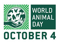World Animal Day - 04 October.