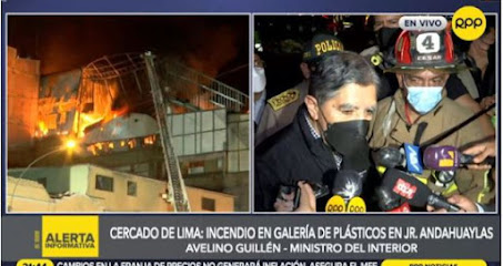 Ministro Guillén confirma que no hay fallecidos ni heridos por incendio en Mesa Redonda