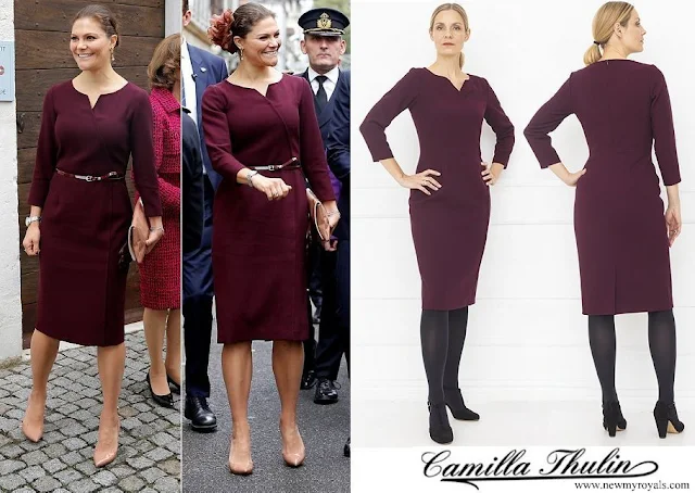 Crown Princess Victoria wore Camilla Thulin montana dress