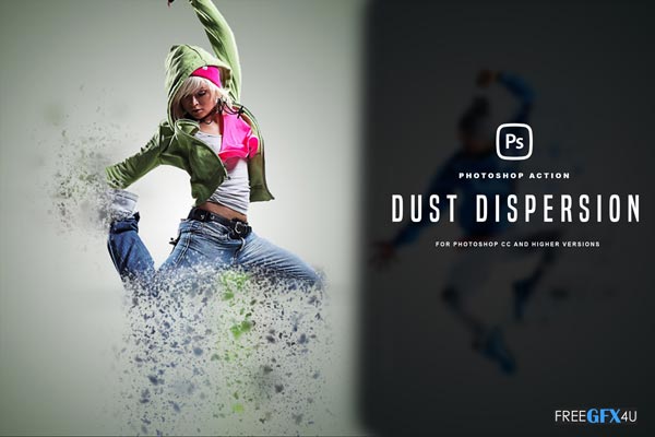 Dust Dispersion Photoshop Action