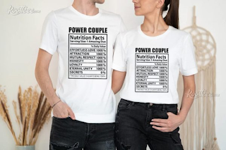 Power Couple Valentine’s Day Gift Couples Shirts