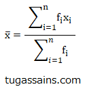 Rumus Rata-rata Data Tunggal