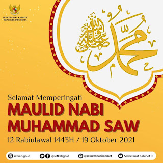 Selamat Memperingati Maulid Nabi Muhammad SAW 1443H