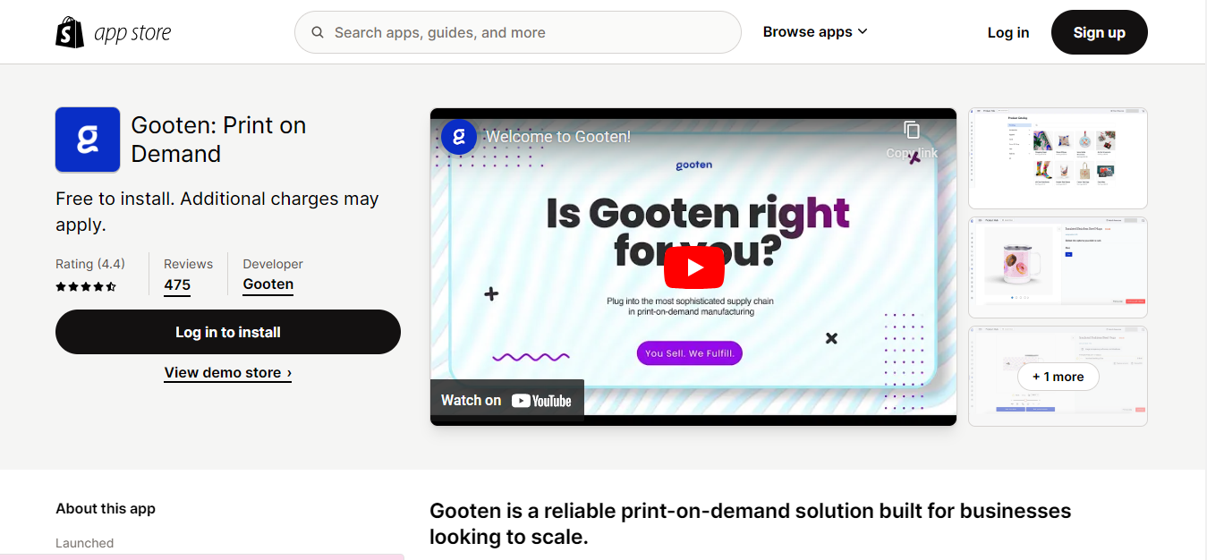 Gooten Print on Demand 