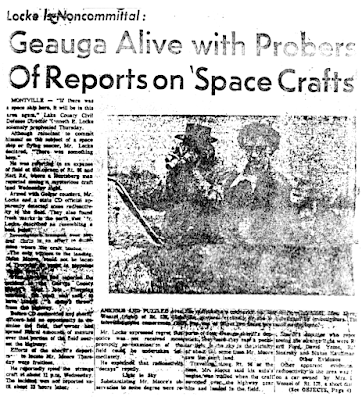 Geauga Alive with Probers of Reports on Space Crafts - Albequerque, New Mexico 11-8-1957
