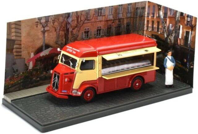 citroen type h 1:43 boucher charcutier, les petits utilitaires des artisans et des commerçants