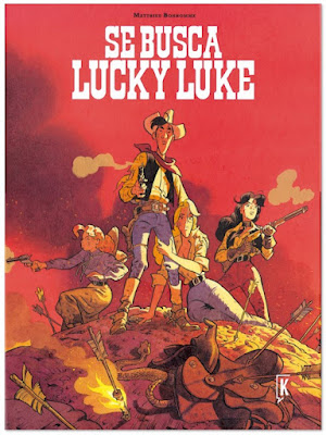 Se busca Lucky Luke de Matthieu Bonhomme comic western