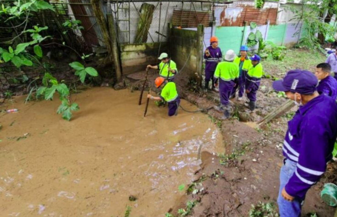 Alcaldía de San Salvador realiza obras de mitigación en zonas afectadas por lluvias