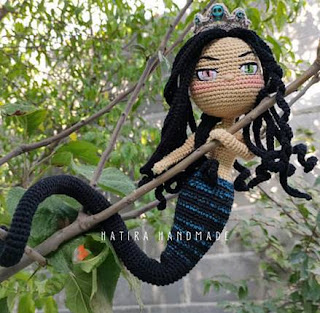 PATRON GRATIS SIRENA AMIGURUMI 48907 🧜‍♀️