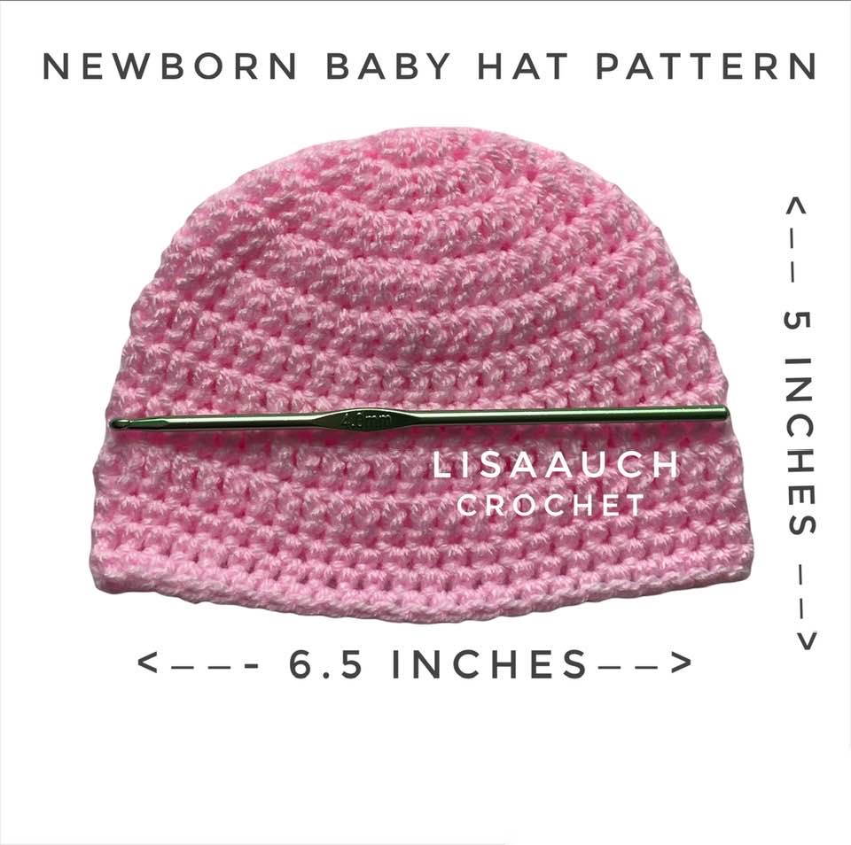 newborn crochet baby hat pattern free