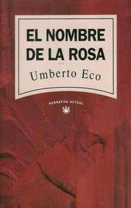 Portada del libro de Umberto Eco El nombre de la rosa