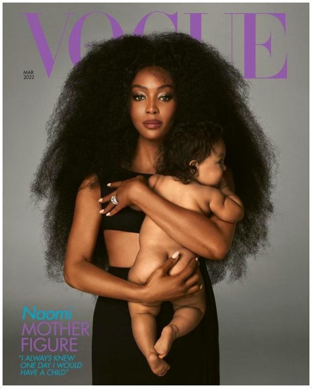 Naomi Campbell and her daughter