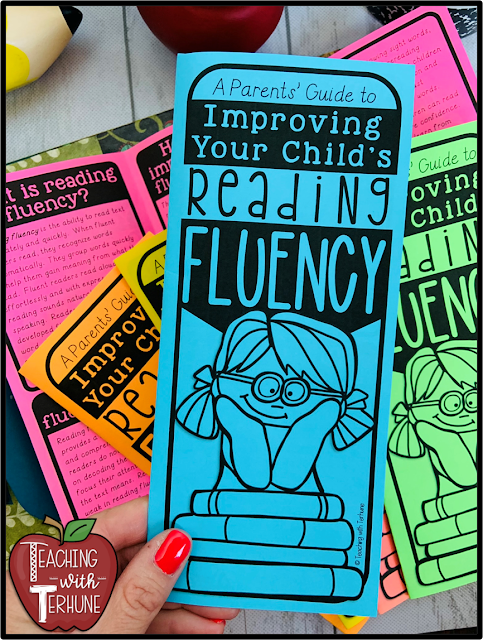 Reading Fluency Parent Handout Brochure