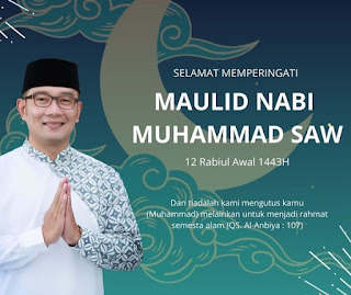 Selamat Memperingati Maulid Nabi Muhammad SAW 1443H