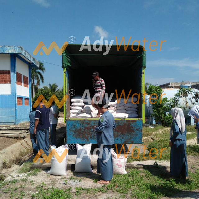 Pengiriman Pasir Silika 19 ton ke PDAM di Provinsi Bengkulu