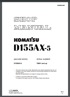 Komatsu D155AX-5 Bulldozer Service Repair Manual