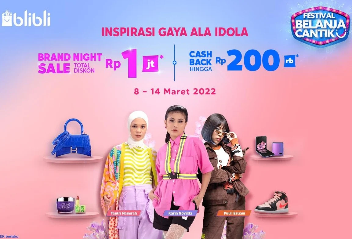 Blibli Gelar Festival Belanja Cantik Be the Original You, Sambut International Women’s Day (IWD) 2022