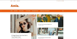 Amia Blogger Template