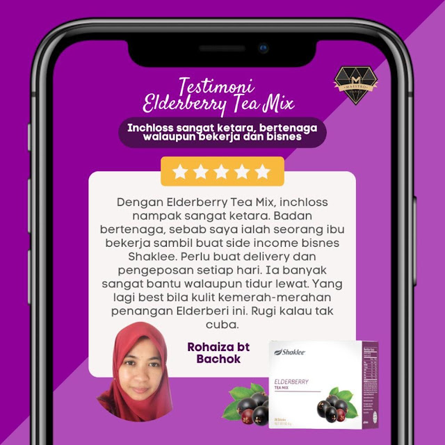 TESTIMONI ELDERBERRY TEA MIX