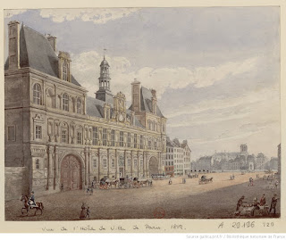 Название :  [Vue de l'Hôtel de ville de Paris] : [dessin] / [Christophe Civeton] Автор  :  Civeton, Christophe (1796-1831). Dessinateur Дата издания :  1819