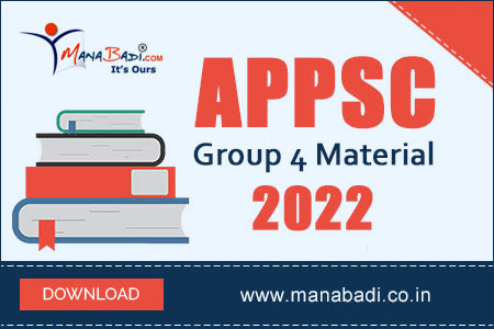APPSC Group 4 Material 2022