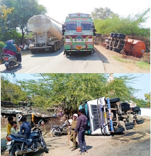 दुर्घटनाओं का न रुकना,ग्रामीणों एवं यात्रियों की जान से खिलवाड़ स्टेट हाईवे-38 पर जांच का विषय