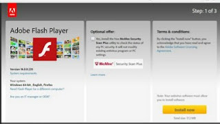 Cara Singkat Dan Cepat Install Adobe Flash Player