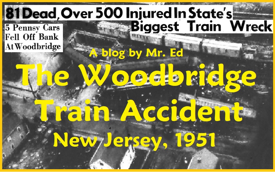 Woodbridge Train Accident. New Jersey 1951