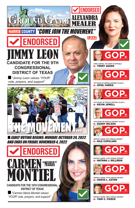 Jimmy Leon, Alexandra del Moral Mealer, and Carmen Maria Montiel are All Endorsed by HBC Newspaper