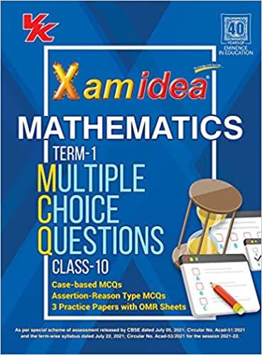 Xam Idea CBSE MCQs Chapterwise For Term I, Class 10 Mathematics