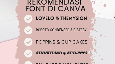 Rekomendasi Font Canva Terbaik