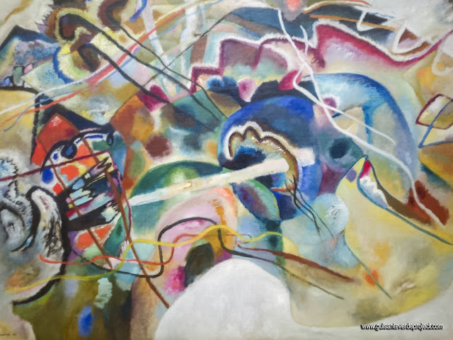 Kandinsky 'Pintura con borde blanco', 1913, por El Guisante Verde Project