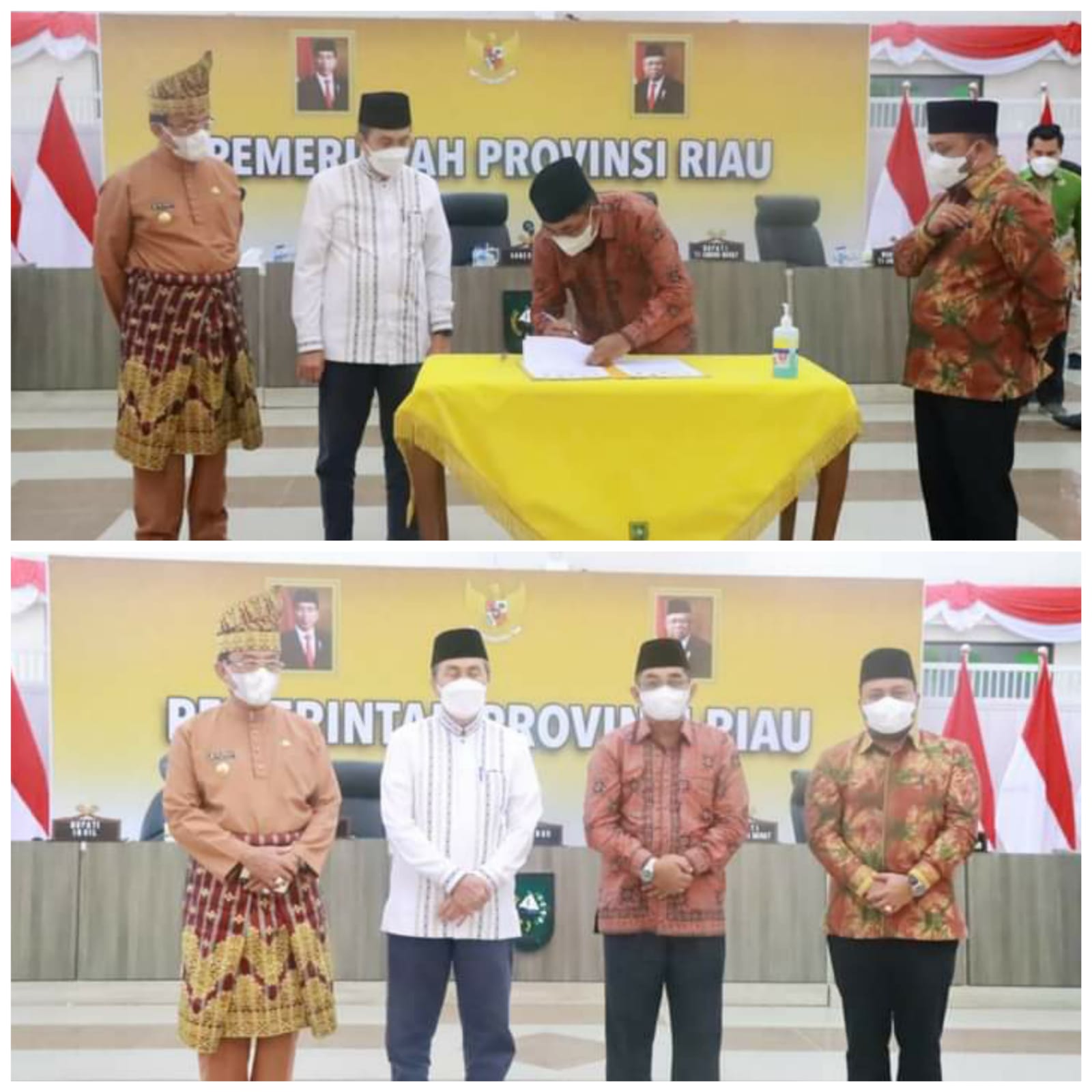 Bupati Tanjabbar Kunjungi INHIL, Audiensi Bersama Gubernur Riau Terkait Konektivitas Pembangunan