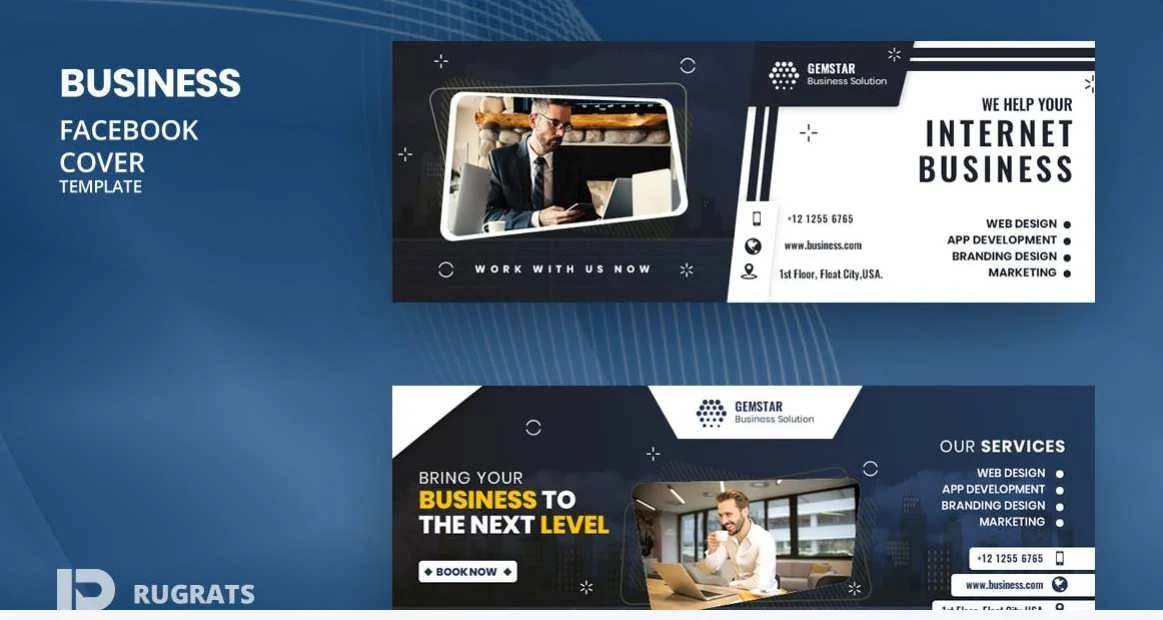 Business R10 Facebook Cover Template