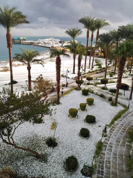Snow in Hurghada