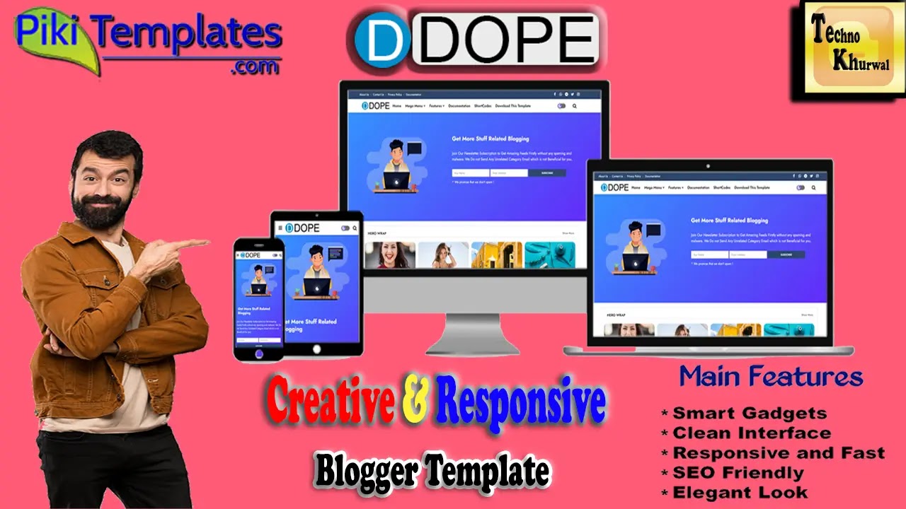 Dope - Creative & Responsive Blogger Template